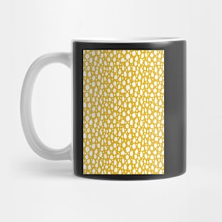 Yellow and White Spot Dalmatian Pattern Mug